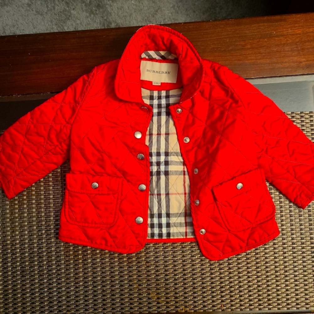 Burberry kids jacket size 18 month